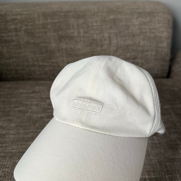 Lululemon Womens Baller‎ Hat Soft Embroidered Off White Color - Picture 4 of 11